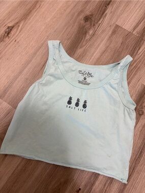 Salt Life Light Aqua Pineapple Tank for Kids